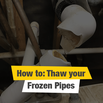 Thawing Frozen Pipes