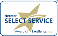 Nexstar select service award logo