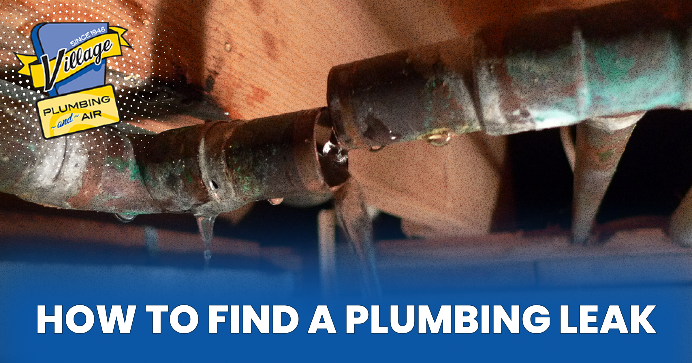 how to find a plumbing leak