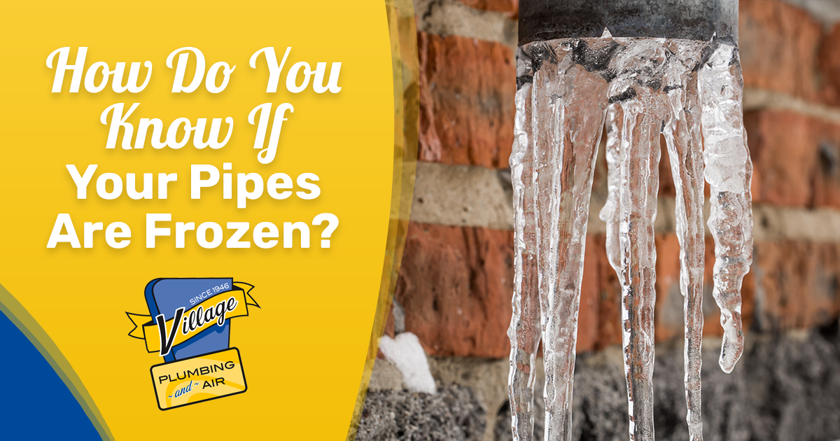 How to know if your pipes are frozen