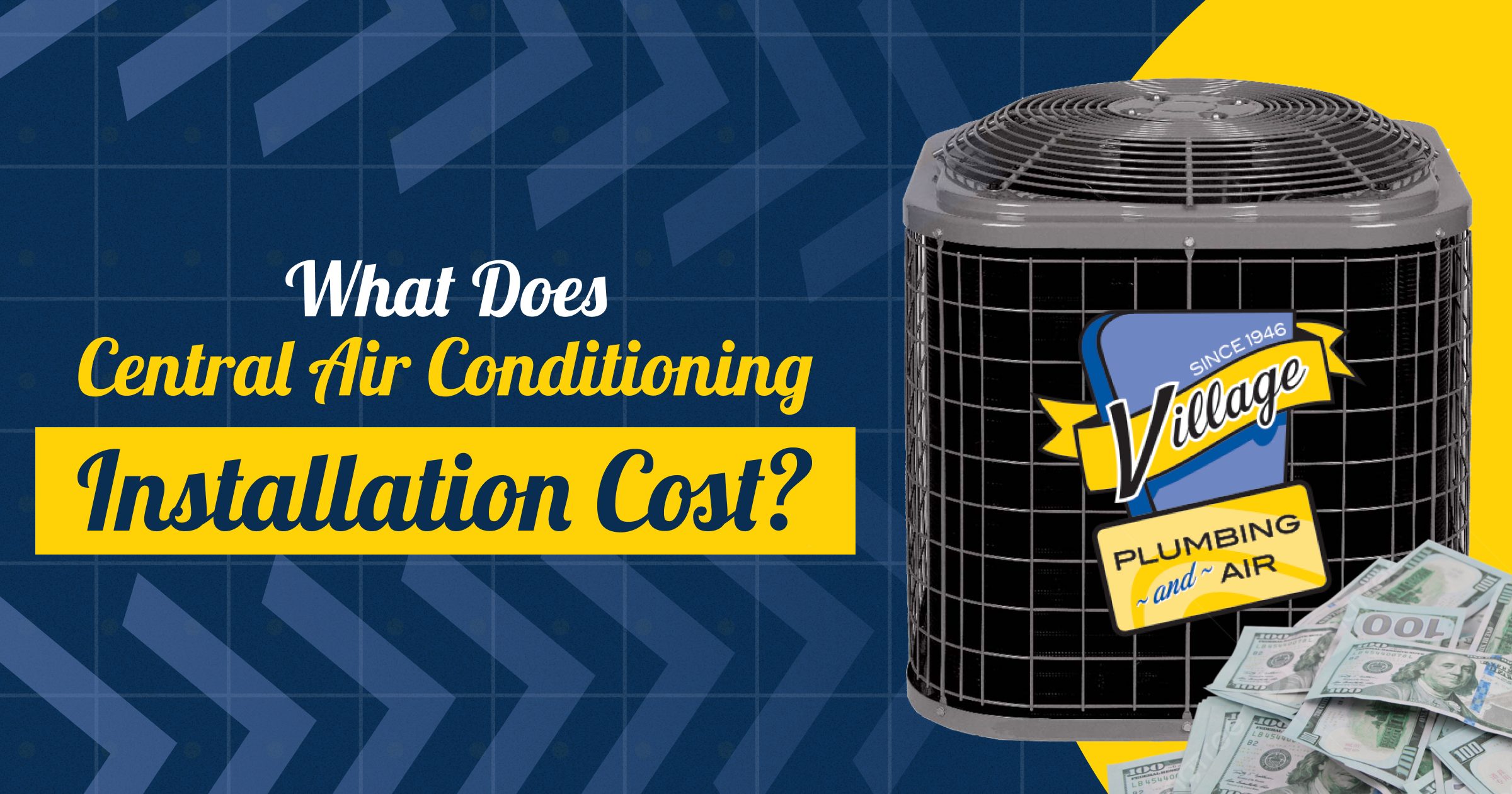 What does central air conditioning cost?